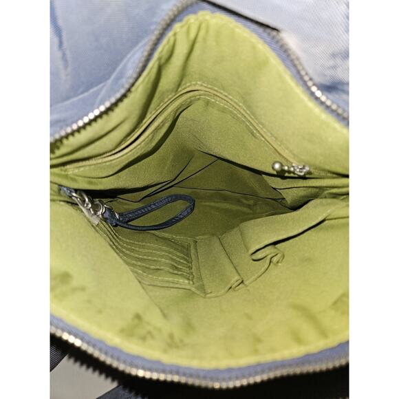 Baggallini Dublin Blue Nylon Crossbody Shoulder Bag EUC 10x12x3 - Picture 8 of 12